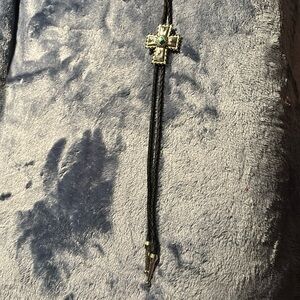 21” Bolo Tie Western Cross Design